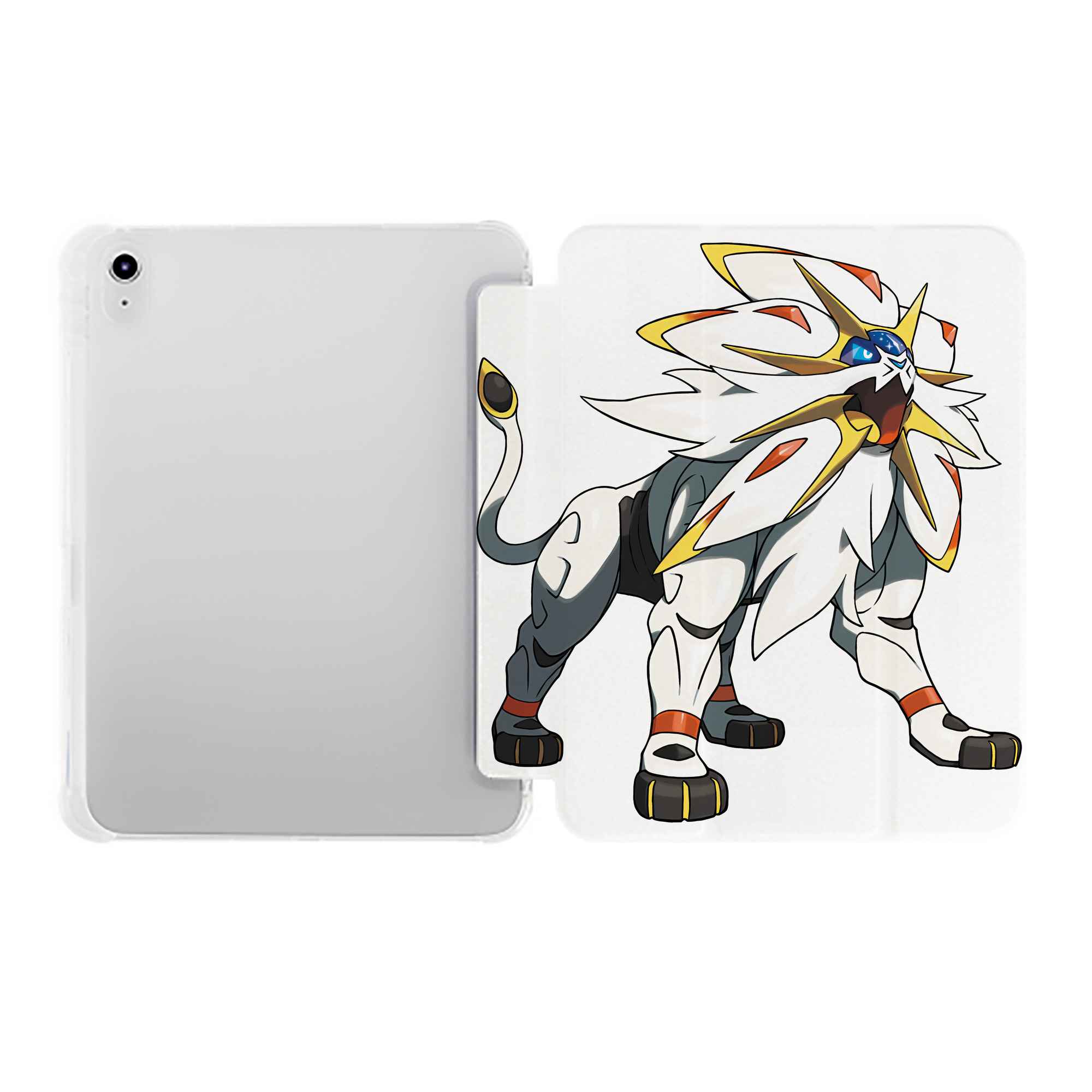 （画像用） ポケットモンスター Pokémon IPad ケース ペン収納付き 三つ折りスタンド PUレザー×シリコン 対応機種9.5/10.5/10.9インチ